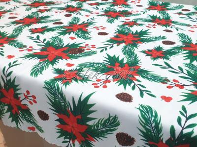 Спално бельо   Коледен текстил 2023 Коледна покривка за маса  - Коледна звезда